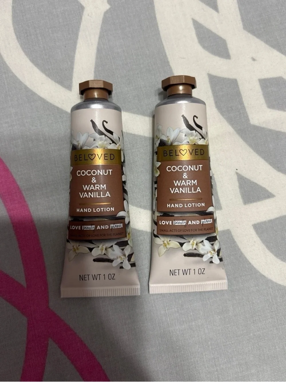2 Count of Beloved Coconut & Warm Vanilla Hand Lotion